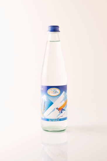 Bottiglia in vetro acqua naturale frisia da 0,50 L